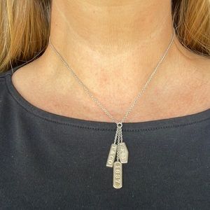 Silver Tiffany & Co. 1937 Triple Bar Necklace (updated listing)